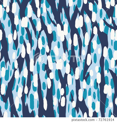 Brush strokes geometric elements. Trendy flat illustration made of little colorful oval shapes mixed with zebra stripes, Abstract seamless pattern. Modern fashion design. Brush strokes geometric elements. Trendy flat illustration made of little colorful oval shapes mixed with zebra stripes, Abstract seamless pattern. Modern fashion design. 72761914