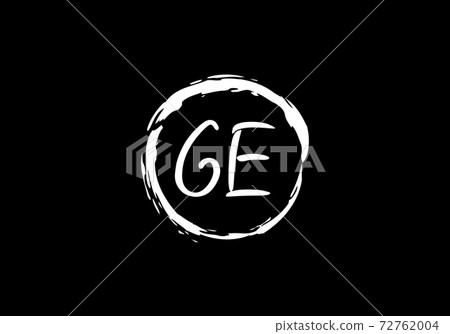 Initial Monogram Letter G E Logo Design Vector...-插圖素材 [72762004] - PIXTA圖庫