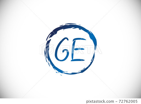 Initial Monogram Letter G E Logo Design Vector Template. G E Letter Logo Design 72762005