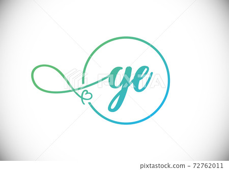 Initial Monogram Letter G E Logo Design Vector Template. G E Letter Logo Design 72762011