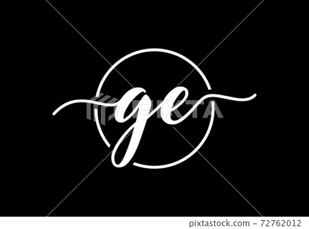 Initial Monogram Letter G E Logo Design Vector Template. G E Letter Logo Design 72762012