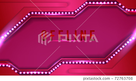 Modern offline banner with abstract background for twitch Modern offline banner with abstract background for twitch 72763708