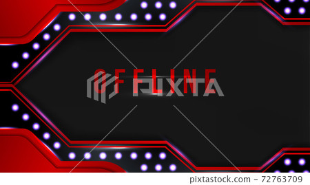 Modern offline banner with abstract background for twitch Modern offline banner with abstract background for twitch 72763709