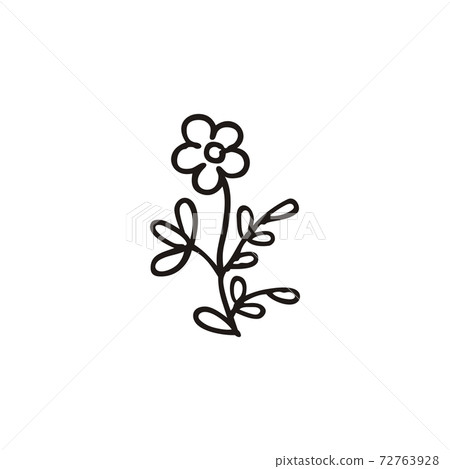 vector, icon, flower 72763928