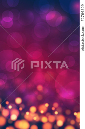 Multicolored blurry bokeh on a red background Multicolored blurry bokeh on a red background 72764809