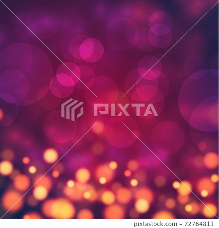 Multicolored blurry bokeh on a red background Multicolored blurry bokeh on a red background 72764811