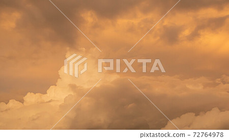 Clouds Background and Orange Sunset Sky. Abstract season weather vacation time. Clouds Background and Orange Sunset Sky. Abstract season weather vacation time. 72764978