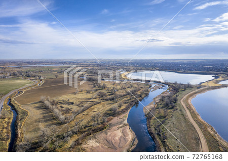 river valley aerial view river valley aerial view 72765168