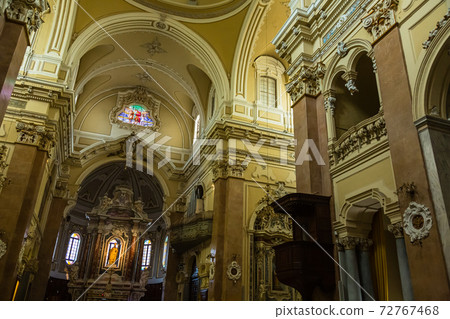 Inside the Cathedral of San Martina in Martina Franca, Italy 72767468