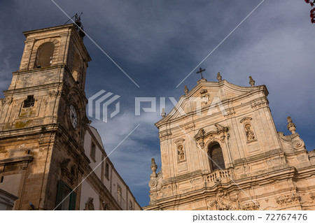 Saint Martina Cathedral in Martina Franca, Italy Saint Martina Cathedral in Martina Franca, Italy 72767476