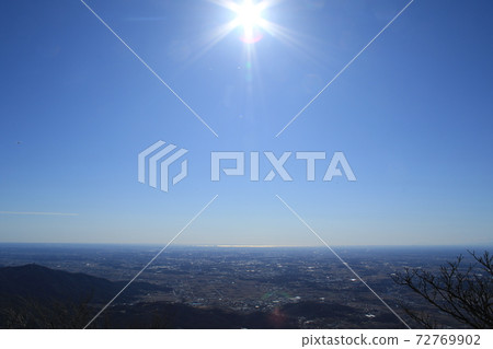 筑波山頂的風景 筑波山頂的風景 72769902