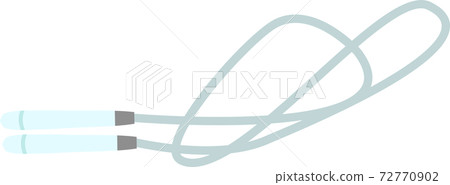 Illustration of a simple skipping rope - Stock Illustration [72770902 ...