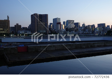 築地市場周圍的夜景(2020年6月) 築地市場周圍的夜景(2020年6月) 72772436