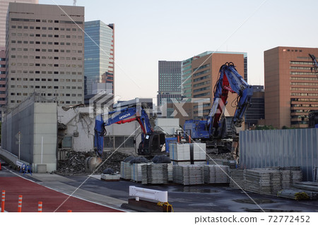 築地市場周圍的夜景（2020年6月） 72772452