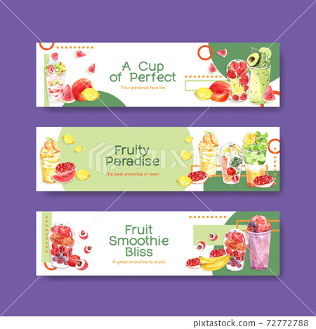 Fruit smoothies in cups.Vector illustration smoothie to go or take