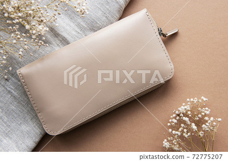 Beige leather wallets Beige leather wallets 72775207