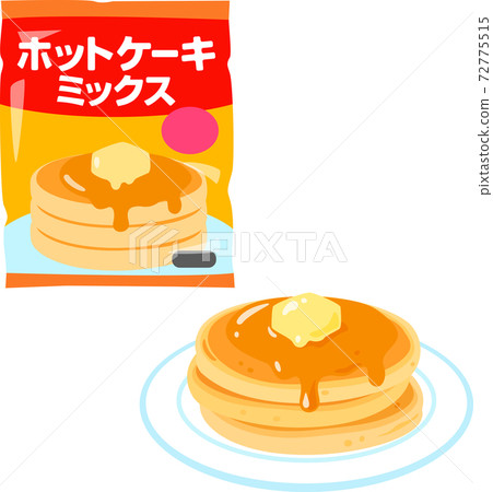 Pancake mix and pancakes 72775515