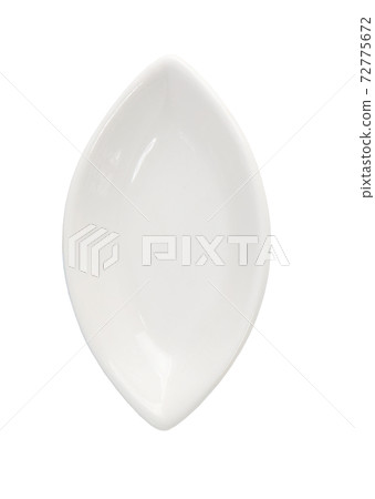white bowls on white background. Top view white bowls on white background. Top view 72775672
