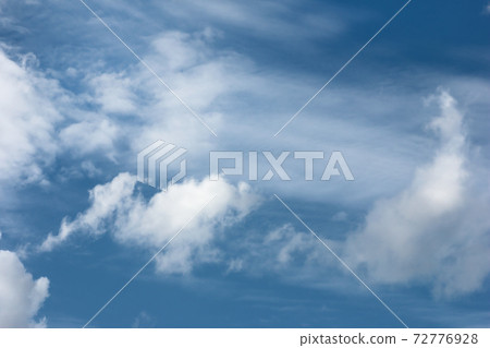 blue sky nature background and white clouds soft focus 72776928