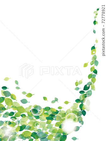 Watercolor-style flowing fresh green and glittering sunlight through the trees (vertical) Watercolor-style flowing fresh green and glittering sunlight through the trees (vertical) 72778921