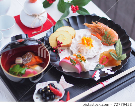 New Year's fashionable one-plate New Year dishes 72779438