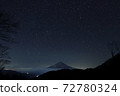 Mt. Fuji floating in the starry sky ② 72780324
