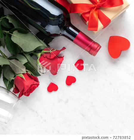 Valentine's Day Dinner Red Wine Rose Gift Box Valentine Day Wine Gift バレンタイン Valentine's Day Dinner Red Wine Rose Gift Box Valentine Day Wine Gift バレンタイン 72783852