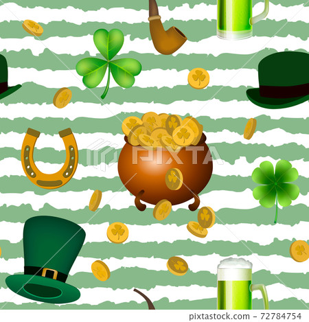 St. Patrick s day seamless Pattern St. Patrick s day seamless Pattern 72784754