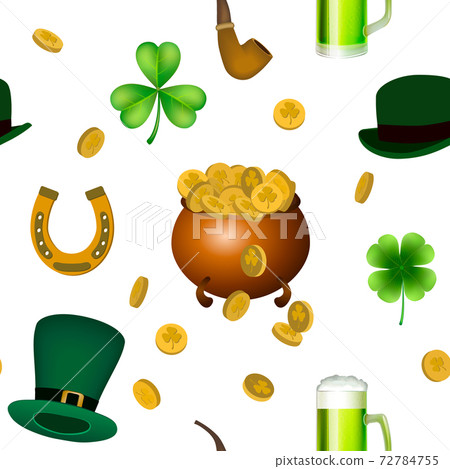St. Patrick s day seamless Pattern St. Patrick s day seamless Pattern 72784755