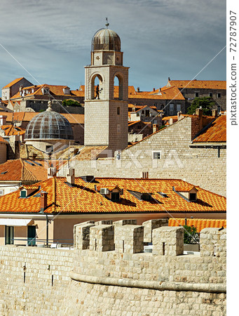 Croatia. South Dalmatia. View of the old town Dubrovnik. Croatia. South Dalmatia. View of the old town Dubrovnik. 72787907