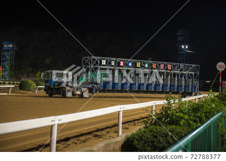 Saga horse racetrack at night Saga horse racetrack at night 72788377