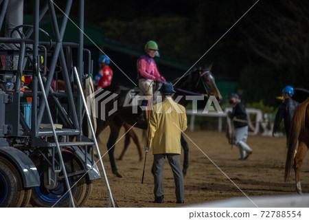 Saga horse racetrack at night 72788554