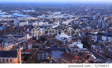 View of the southeastern part of the city of Mechelen View of the southeastern part of the city of Mechelen 72789657