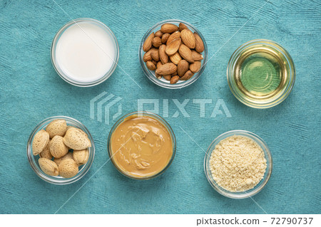 collection of almond super foods collection of almond super foods 72790737