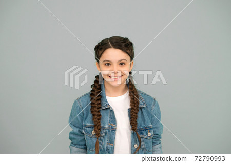 Charming face with better future. Beauty look of girl child Charming face with better future. Beauty look of girl child 72790993