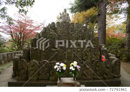 Unrelated Buddhist memorial tower Unrelated Buddhist memorial tower 72791961