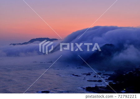 River fog on the Hiyoriyama coast 72792221