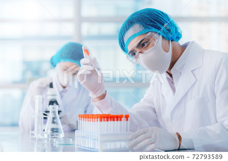 White coat researcher White coat researcher 72793589