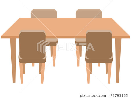 simple dining table clipart images