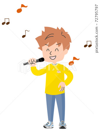 歌手的插圖 72795797
