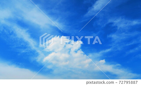 藍天和雲彩風景 藍天和雲彩風景 72795887
