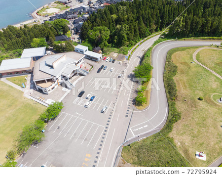 [Ishikawa Prefecture] Aerial view of Noto Peninsula Roadside Station Notojima area 72795924