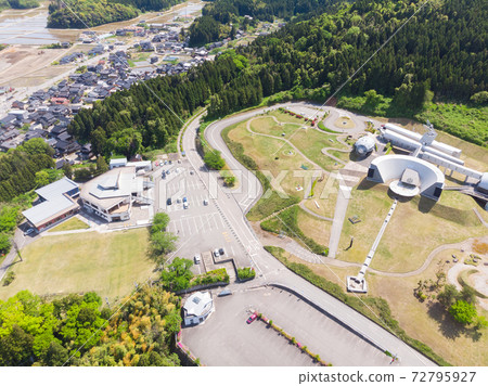 [Ishikawa Prefecture] Aerial view of Noto Peninsula Roadside Station Notojima area 72795927