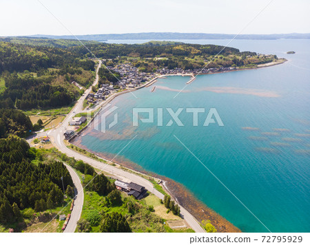 [Ishikawa Prefecture] Aerial view of Noto Peninsula Roadside Station Notojima area 72795929