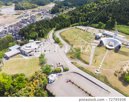 [Ishikawa Prefecture] Aerial view of Noto Peninsula Roadside Station Notojima area 72795936