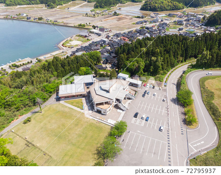 [Ishikawa Prefecture] Aerial view of Noto Peninsula Roadside Station Notojima area 72795937