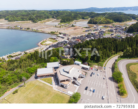 [Ishikawa Prefecture] Aerial view of Noto Peninsula Roadside Station Notojima area 72795938