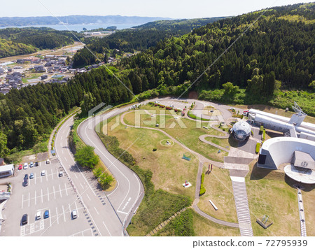 [Ishikawa Prefecture] Aerial view of Noto Peninsula Roadside Station Notojima area 72795939