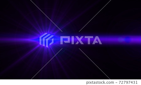 Flare light ray beam graphic background material 72797431