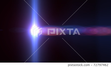 Flare light ray beam graphic background material 72797462